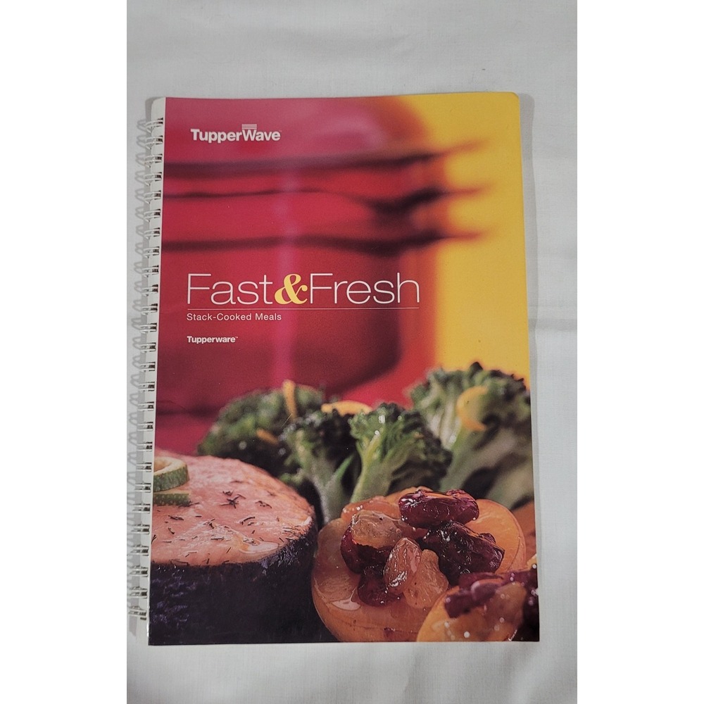 Vintage 1998 TupperWave Tupperware Cookbook Recipes Cook Book Cooking Heritage